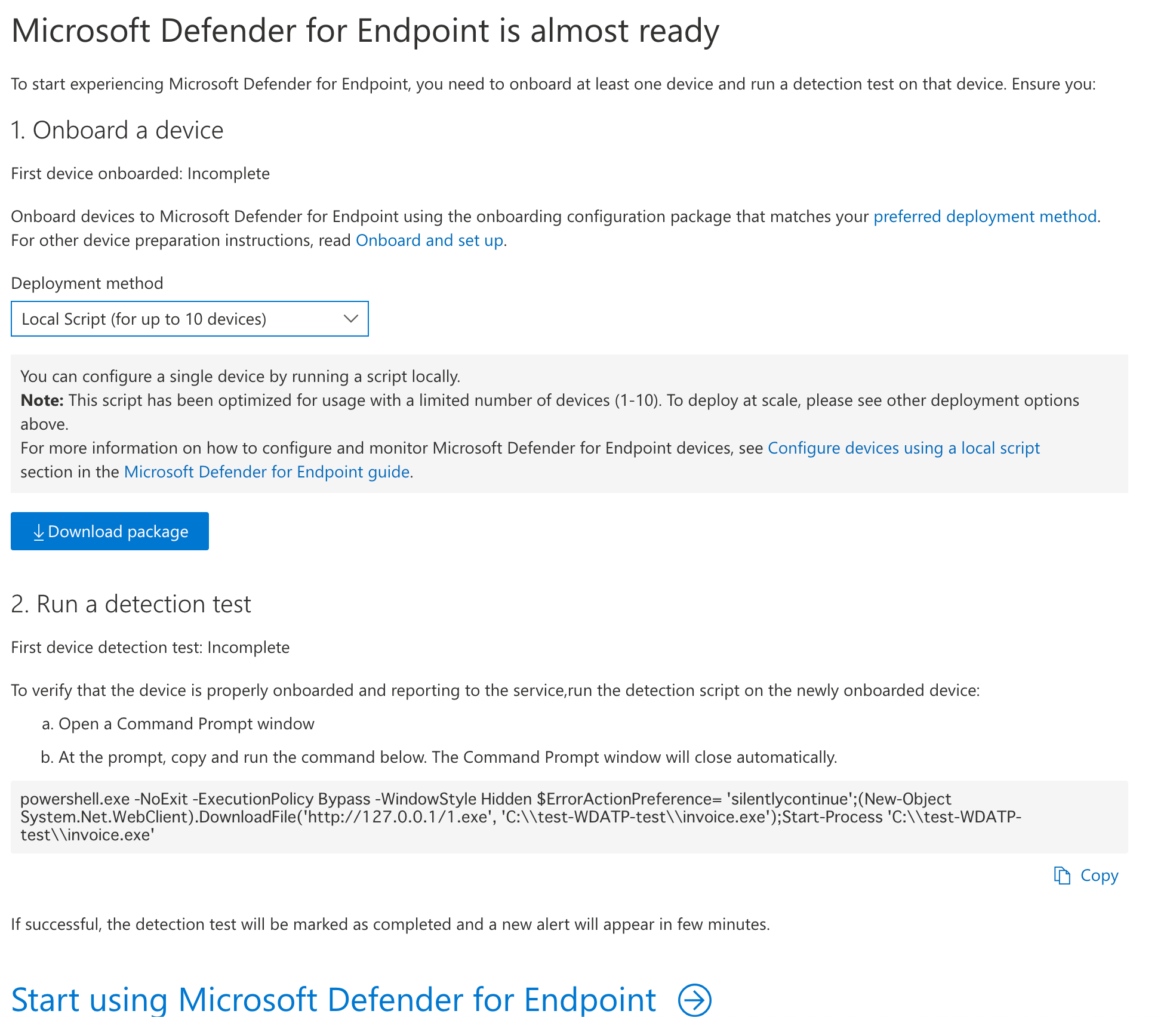 Microsoft Defender セキュリティセンターをセットアップ！ EtherZone